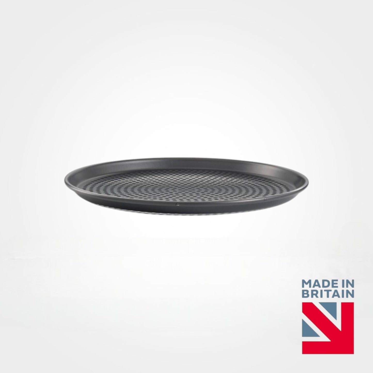 Hard Anodised Perforate Pizza Tray, 14" - Premium Kitchen from Mermaid - Just £44.99! Shop now at Chabrias Ltd