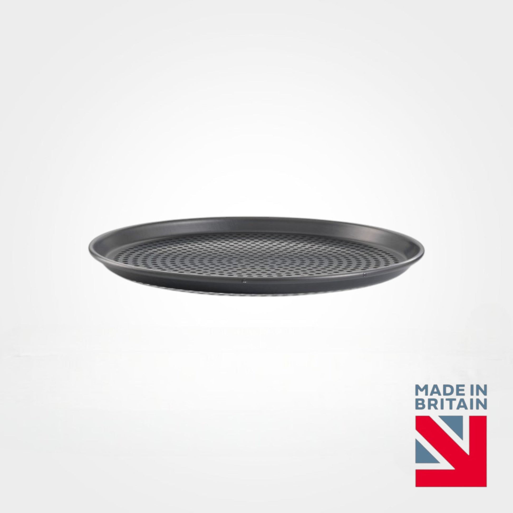 Hard Anodised Perforate Pizza Tray, 14" - Premium Kitchen from Mermaid - Just £44.99! Shop now at Chabrias Ltd