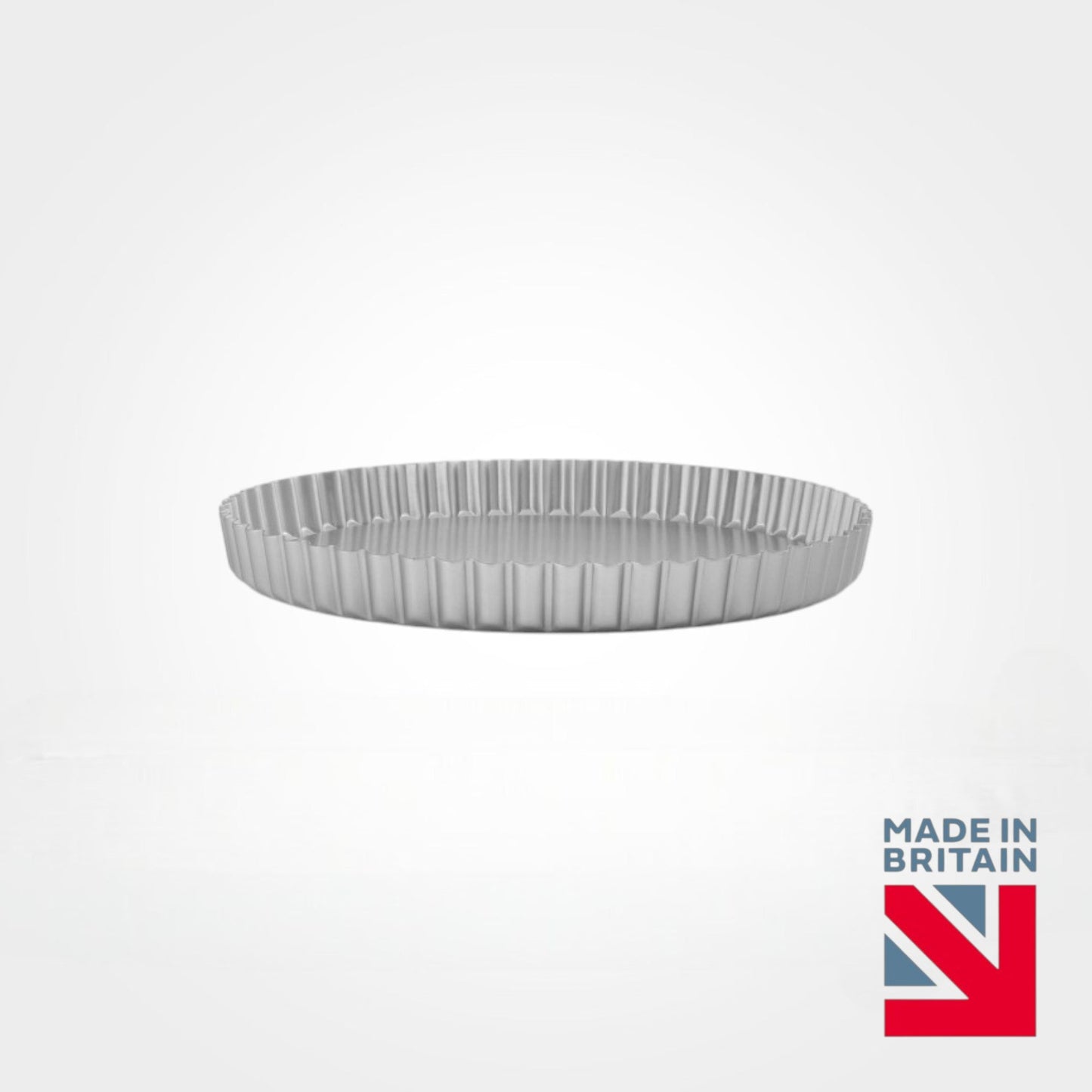 Silver Anodised Fluted Flan Tin, 11" - Premium Kitchen from Mermaid - Just £23.99! Shop now at Chabrias Ltd