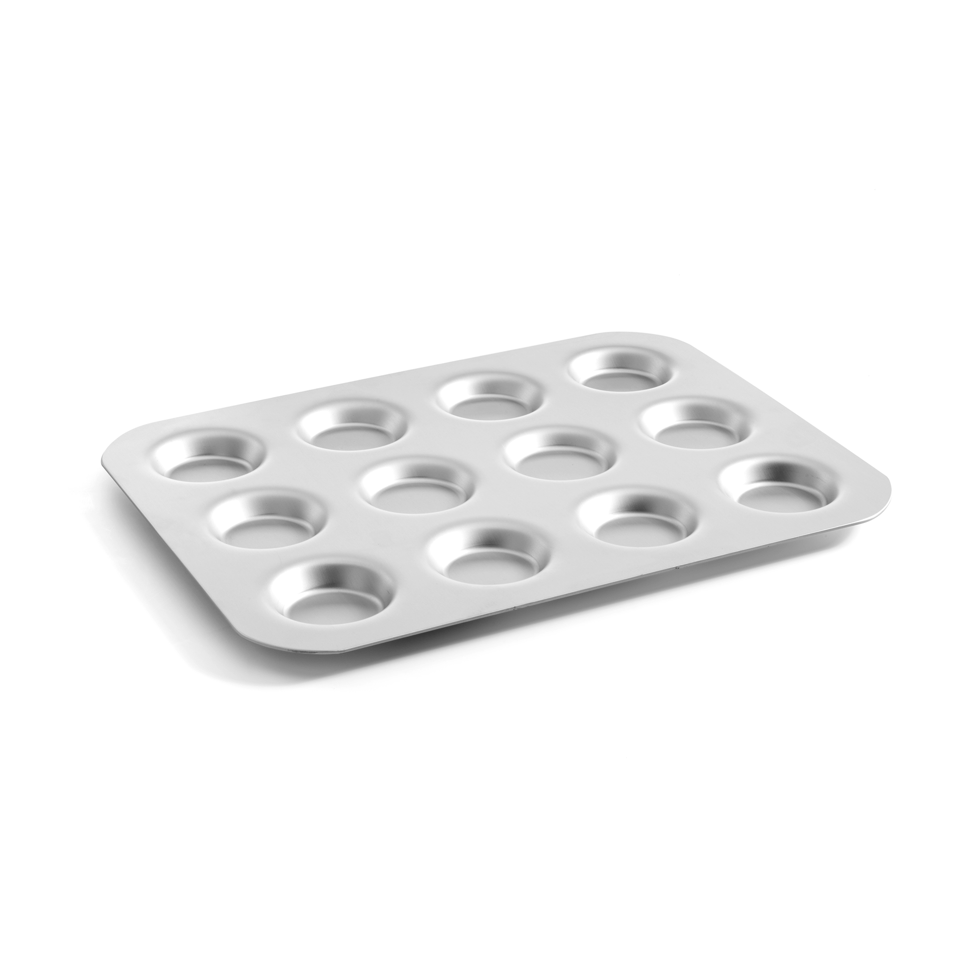 Silver Anodised Bun Tin – 12 Hole – Made in England - Premium Bakeware from Mermaid - Just £29.99! Shop now at Chabrias Ltd