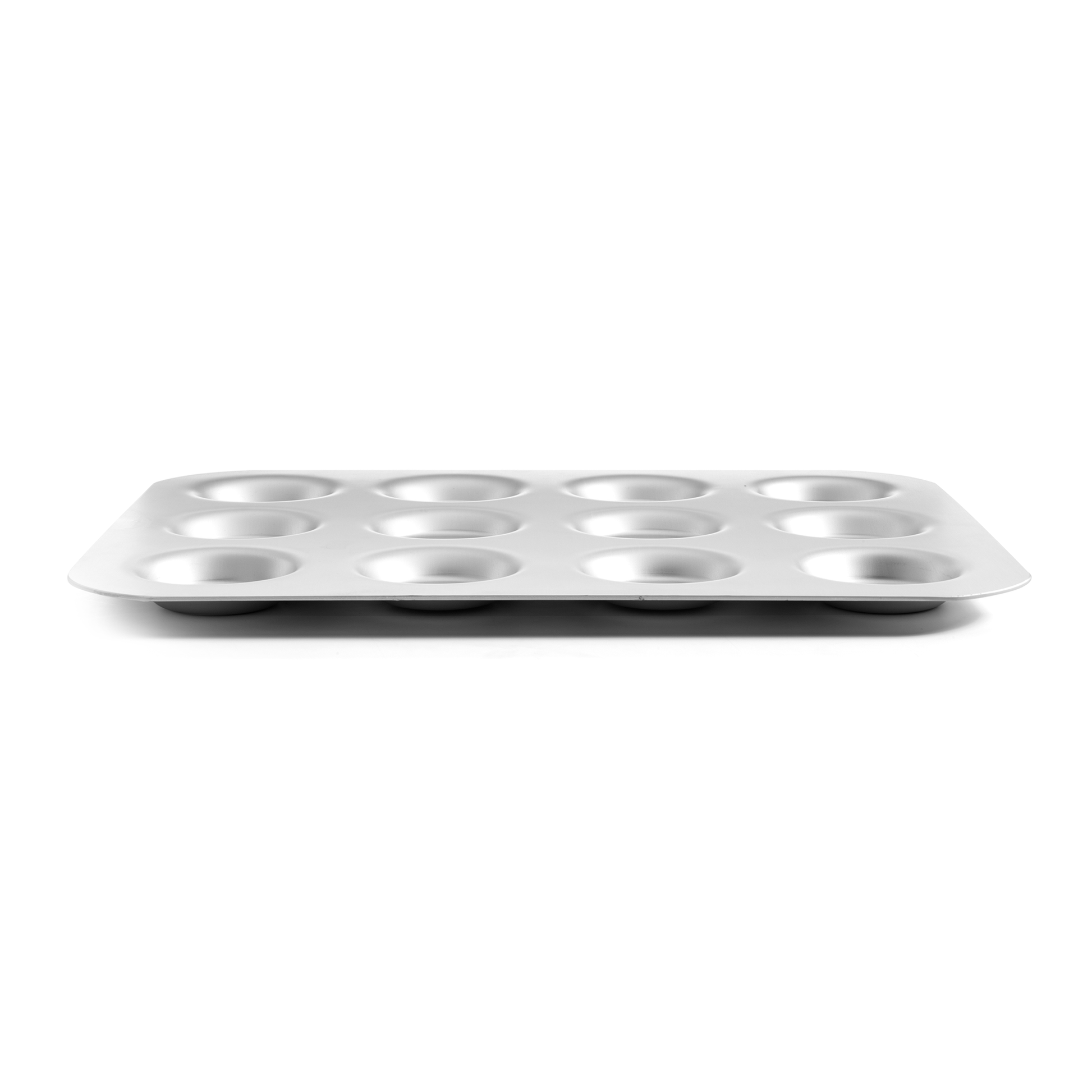 Silver Anodised Bun Tin – 12 Hole – Made in England - Premium Bakeware from Mermaid - Just £29.99! Shop now at Chabrias Ltd