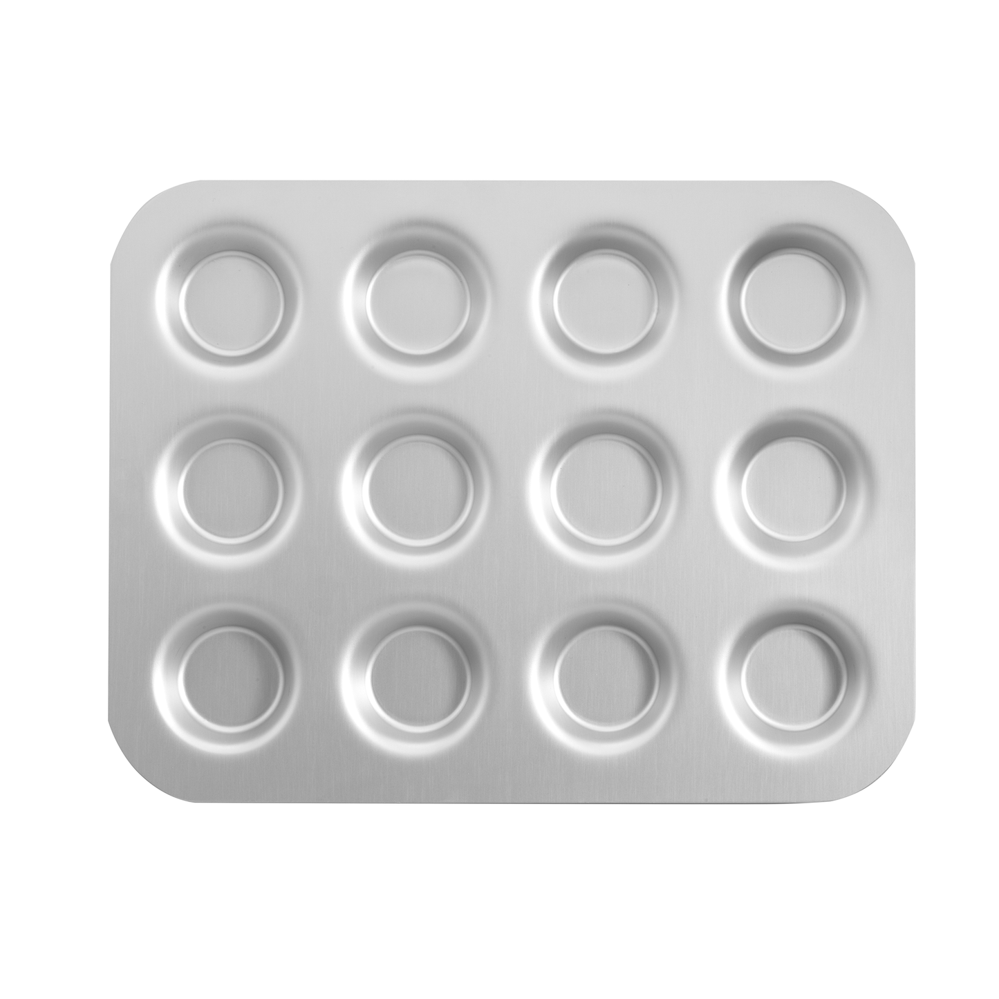 Silver Anodised Bun Tin – 12 Hole – Made in England - Premium Bakeware from Mermaid - Just £29.99! Shop now at Chabrias Ltd