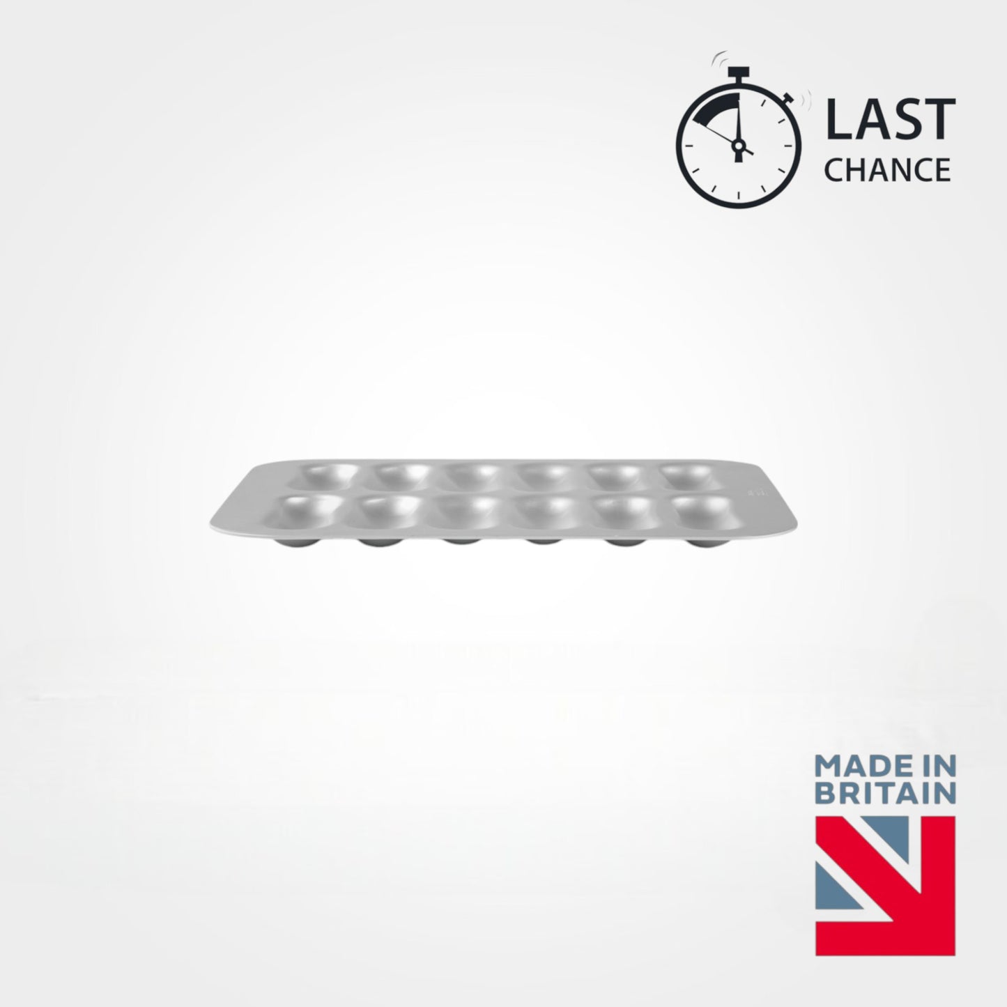 Silver Anodised Éclair Tin, 12 Hole - Premium  from Chabrias Ltd - Just £24.99! Shop now at Chabrias Ltd