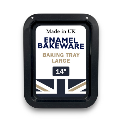 36cm Vitreous Enamel Oven Tray – Large – Great British Bakeware - Premium Home from Chabrias Ltd - Just £9.99! Shop now at Chabrias Ltd