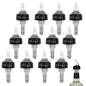 50ml Clear Measured Liquor Bottle Pourers UK Made 12 Pack