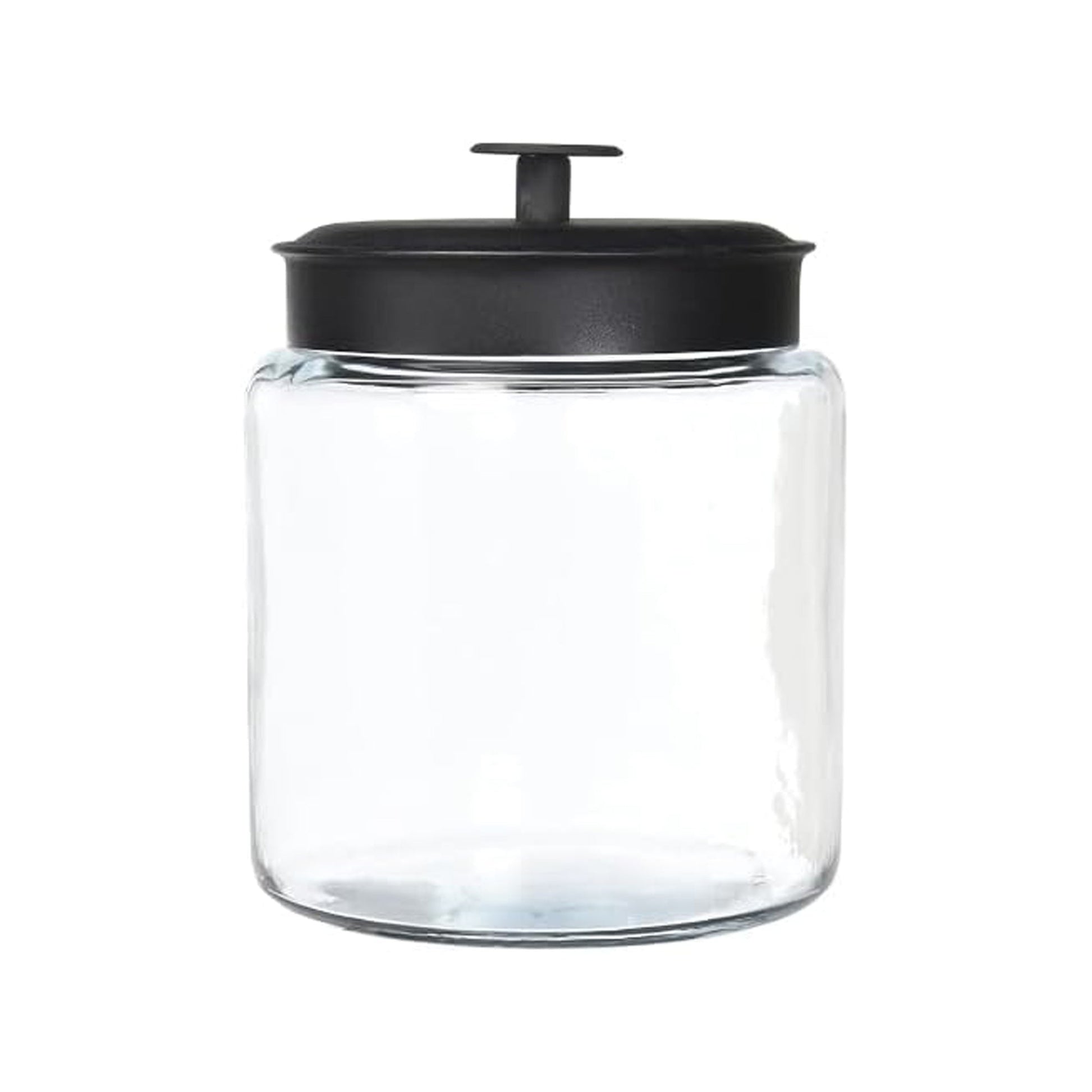 Montana Glass Jar with Matte Black Sealed Lid, 64oz - Premium Home from Chabrias Ltd - Just £18.99! Shop now at Chabrias Ltd