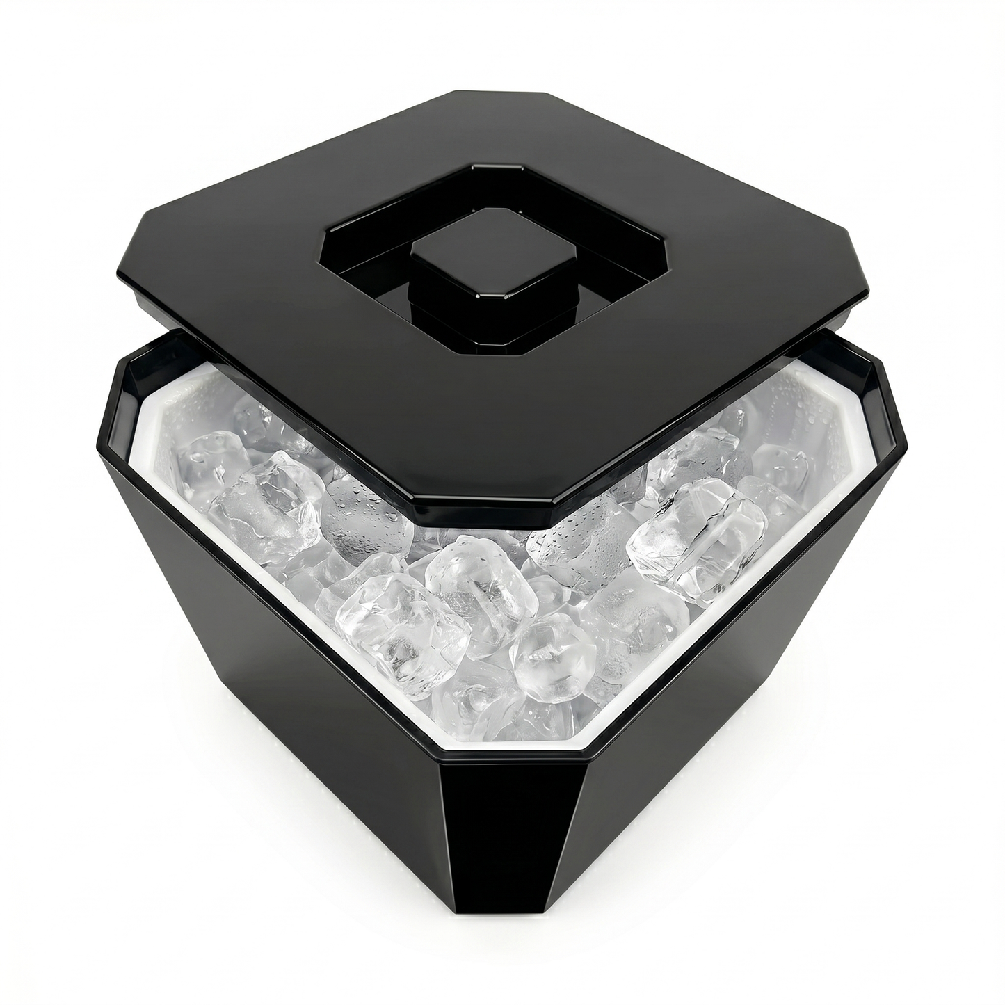 BPA-free plastic ice bucket for parties and BBQs