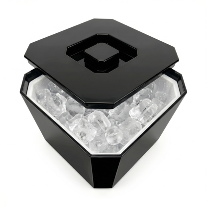 BPA-free plastic ice bucket for parties and BBQs