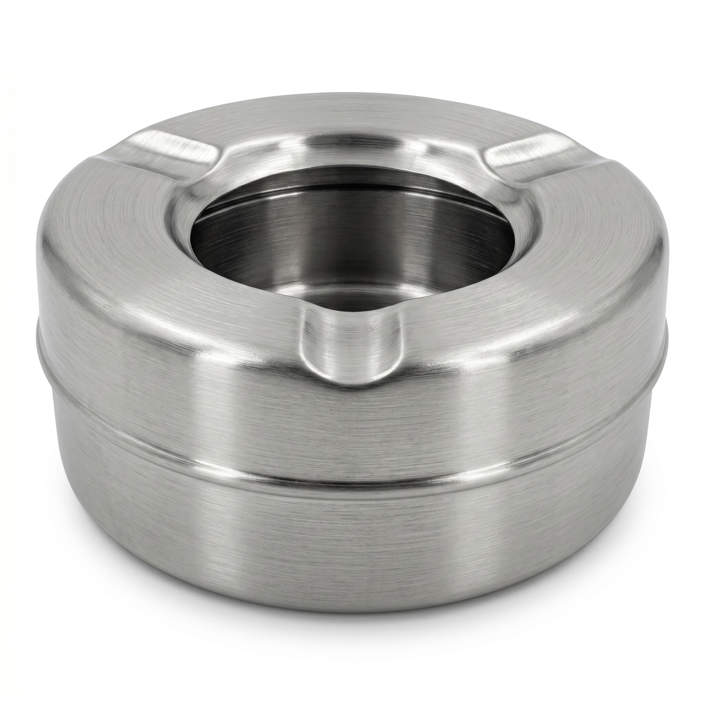 Windproof Ashtrays with Lids Stainless Steel for Outdoor - 8.5cm - Pack of 1
