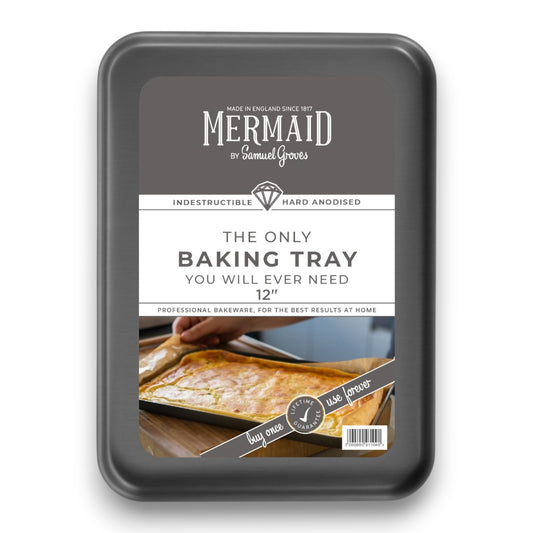 Hard Anodised Baking Tray, 12" - Premium Home from Mermaid - Just £31.99! Shop now at Chabrias Ltd