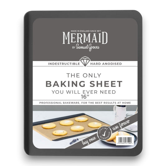Hard Anodised Baking Sheet, 16" Slide Off - Premium Home from Mermaid - Just £41.99! Shop now at Chabrias Ltd