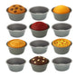 Non-Stick Mini Pie Cups, 3 inches (12 piece) - Premium Kitchen from Chabrias Ltd - Just £15.99! Shop now at Chabrias Ltd