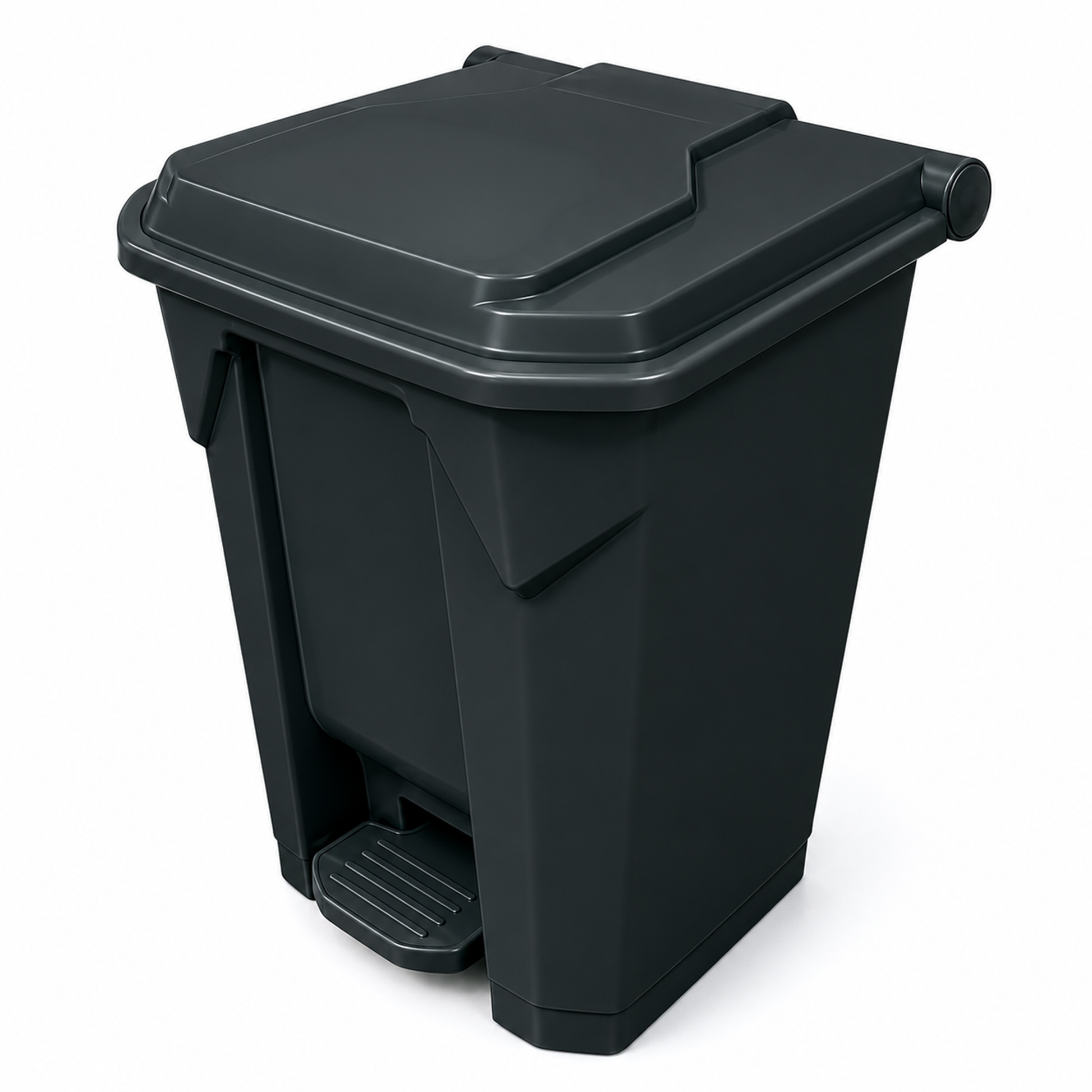50L grey pedal waste bin for hospitals, clinics, offices and schools