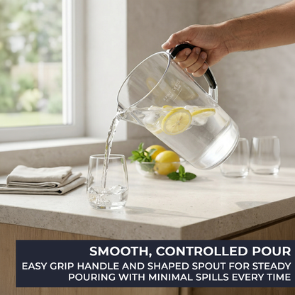 4 Pint Plastic Jug 2.2L CE Marked – Clear Polycarbonate Drink Pitcher, Shatter Resistant, UK Made