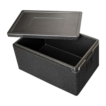 Black EPP catering box 45L for hot and cold food delivery UK