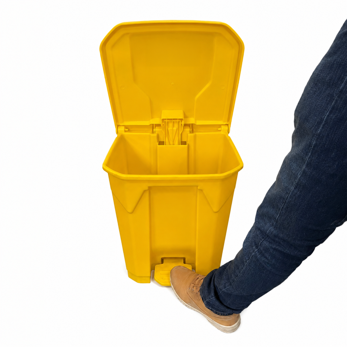 50L Yellow Clinical Waste Pedal Bin - Hospital, Clinic & School Medical Room Bin
