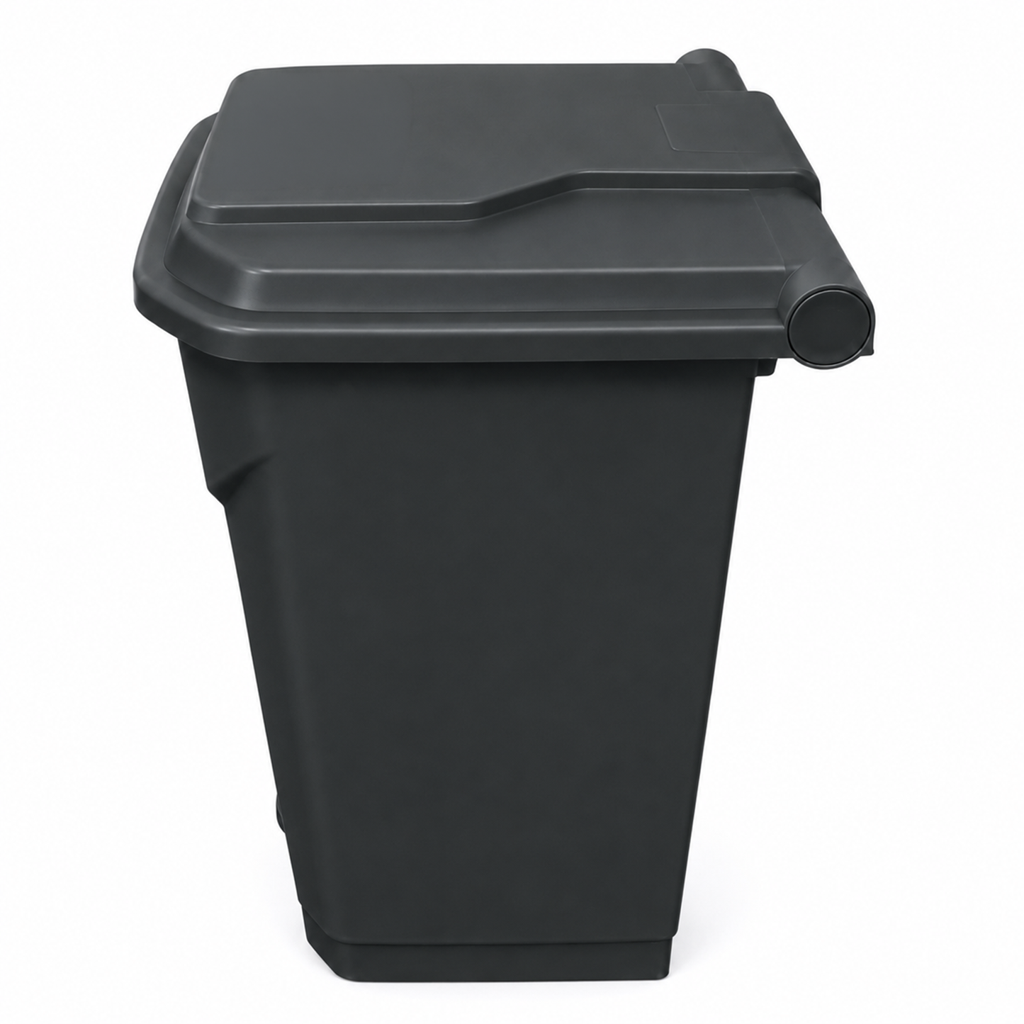 Grey hospital bin with foot pedal lid for hands-free general waste disposal