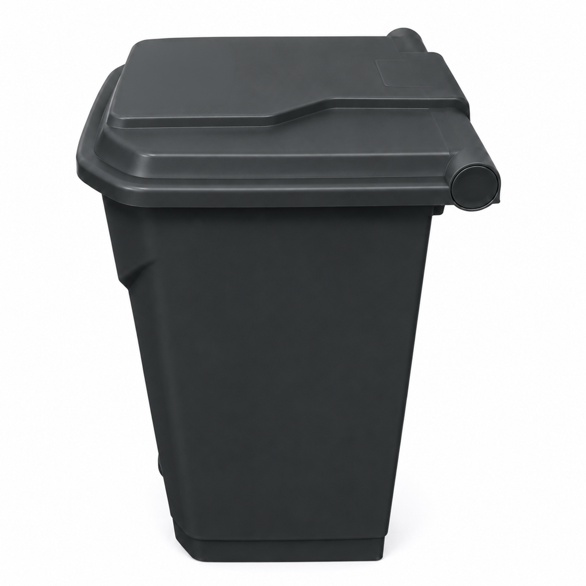 Grey hospital bin with foot pedal lid for hands-free general waste disposal