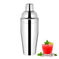 750ml Stainless Steel Cocktail Shaker with Built In Strainer Bar Tool