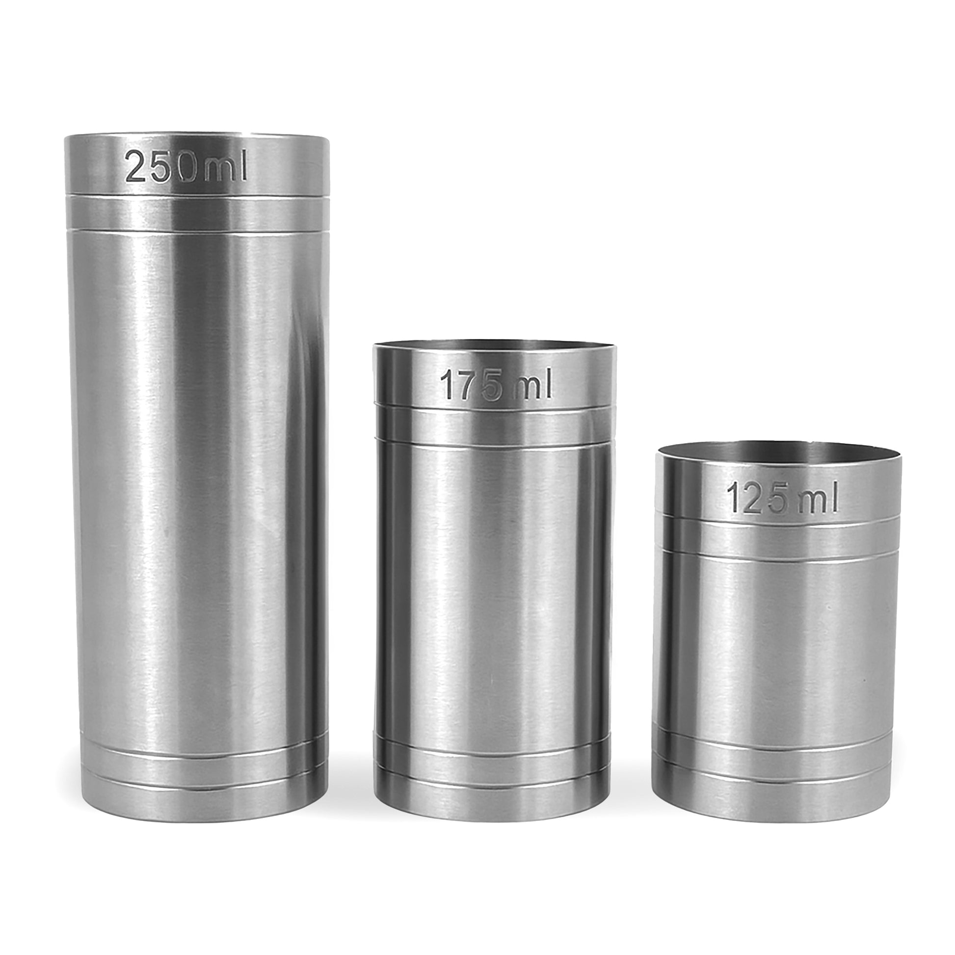Stainless Steel Thimble Wine Measure 125ml, 175ml, 250ml, Drinks Measure, Government Stamped - Premium Kitchen from Chabrias Ltd - Just £14.99! Shop now at Chabrias Ltd