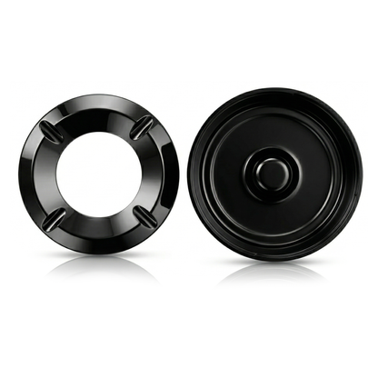 black melamine ashtray screw lid cigarette holder