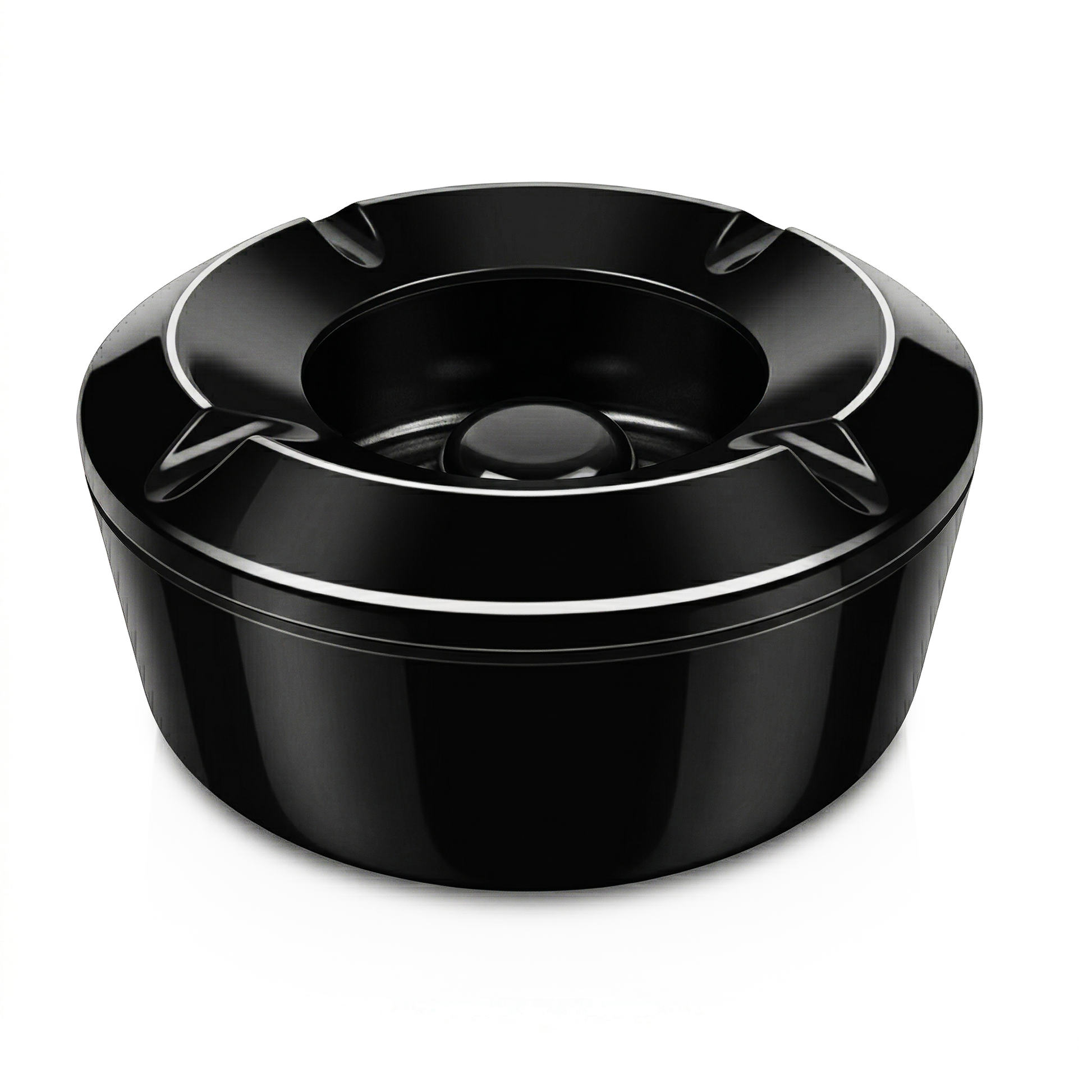 black ashtray set of 12 for restaurants patios and venues