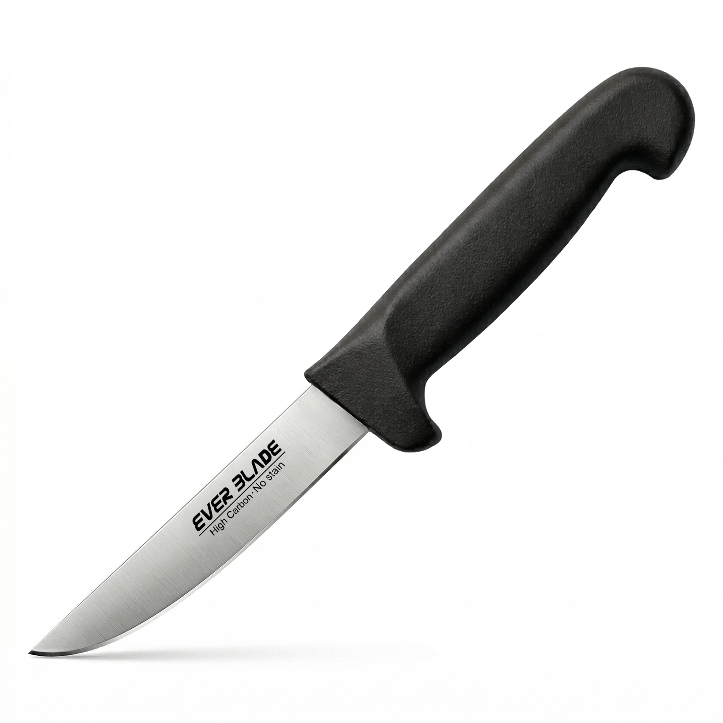 Black HACCP paring knife with 4 inch stainless steel blade
