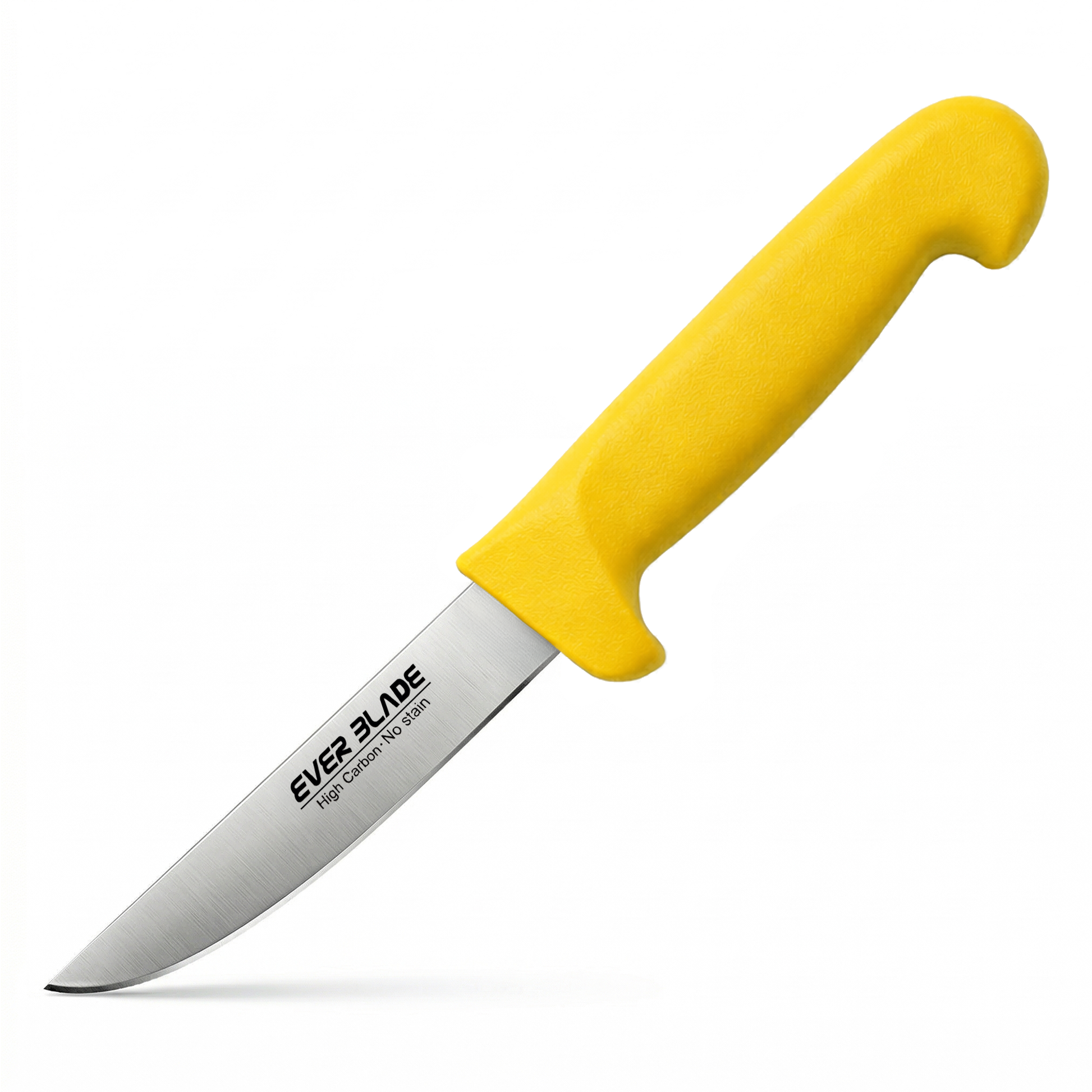 Yellow HACCP paring knife with 4 inch stainless steel blade