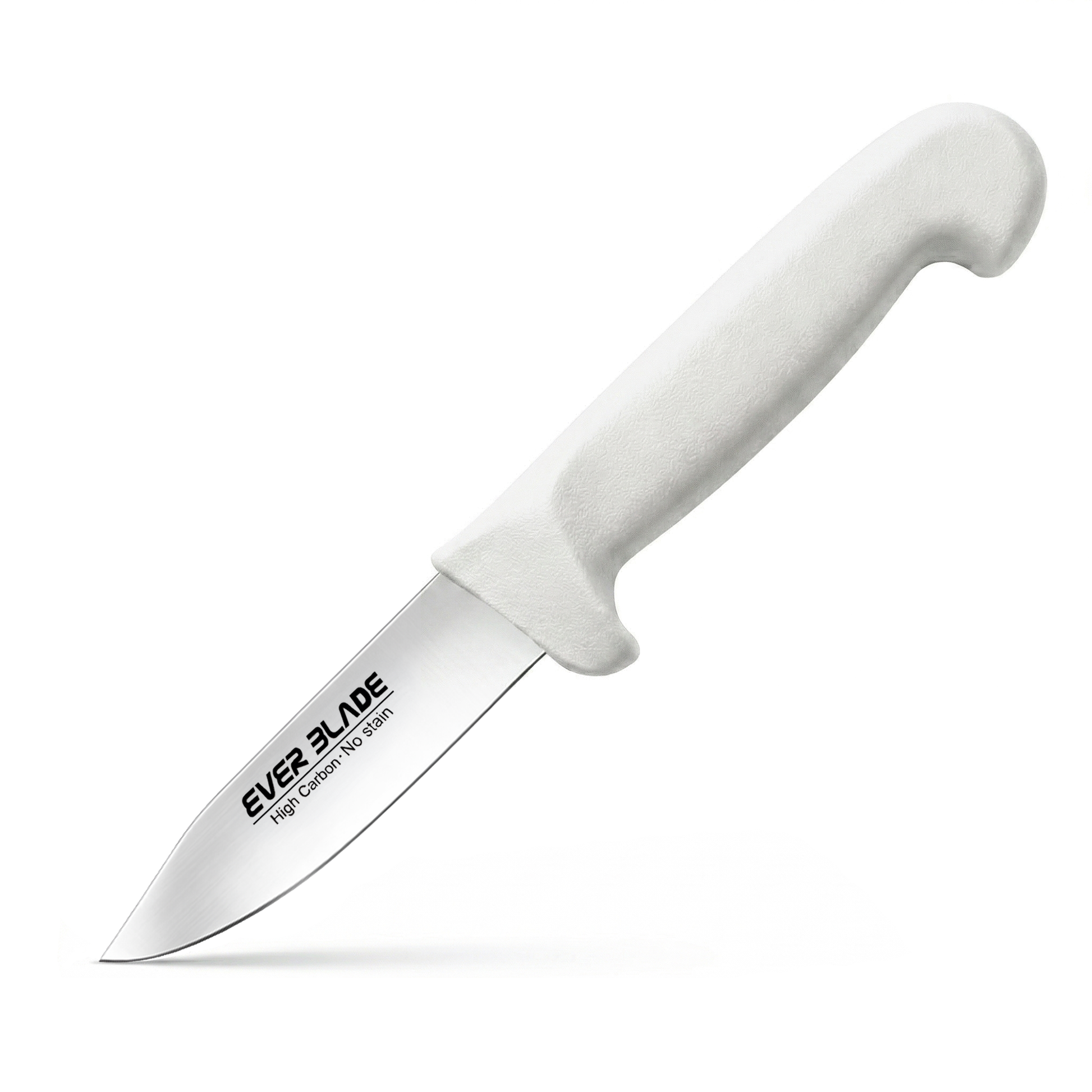 Colour Coded Kitchen Paring Knife white