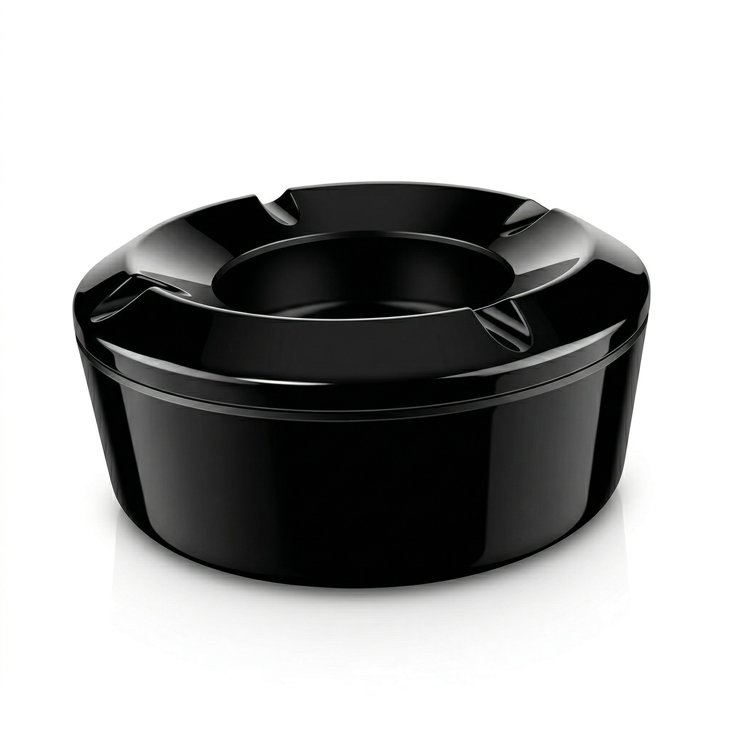 commercial ashtrays black melamine windproof bulk set