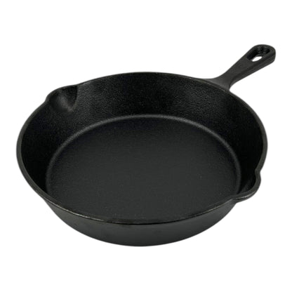 Pro Cast Iron Skillet – Medium 25cm - Premium Kitchen from Chabrias Ltd - Just £19.99! Shop now at Chabrias Ltd