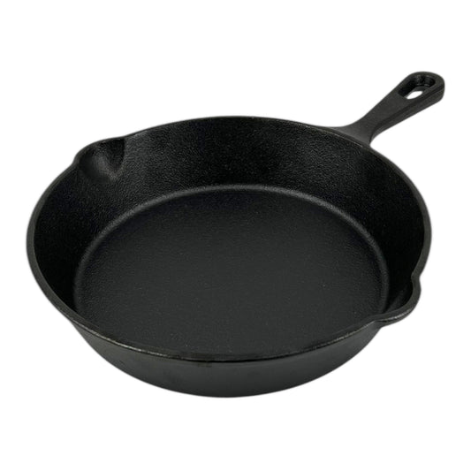 Pro Cast Iron Skillet – Medium 25cm - Premium Kitchen from Chabrias Ltd - Just £19.99! Shop now at Chabrias Ltd