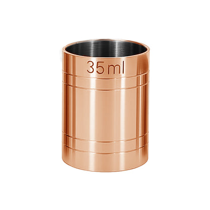 Stainless Steel 35ml Thimble Measure Copper Plated, Government Stamped - Premium Kitchen from Chabrias Ltd - Just £5.49! Shop now at Chabrias Ltd