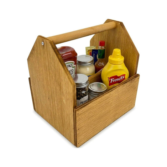 Wooden Condiment Holder