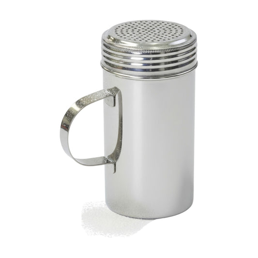 16 oz Stainless Steel Flour & Sugar Dredger with Handle and Perforated Lid - Premium Home from Chabrias Ltd - Just £7.99! Shop now at Chabrias Ltd