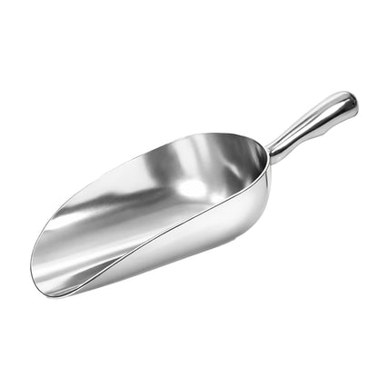 Multipurpose Aluminium Metal Scoops Set for Dry Goods - Sturdy Kitchen Scoops in Different Sizes