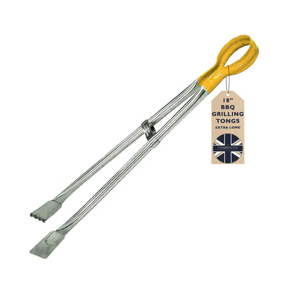 18" Professional Longlife Stainless Steel Grill BBQ Tongs