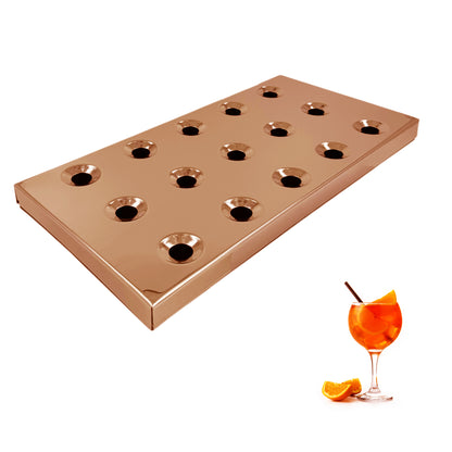 Polished Bar Drip Tray Rectangular Spill Tray for Home Bars, Pubs & Drink Stations - Premium Home from Chabrias Ltd - Just £29.99! Shop now at Chabrias Ltd
