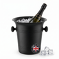 Matte black 3.5 litre wine cooler on a white background