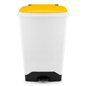 70 Litre Fire Retardant Plastic Sack Holder with Yellow Lid for NHS Healthcare Waste