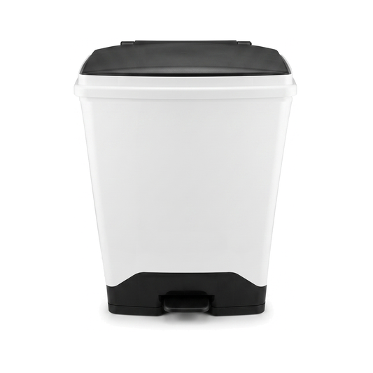 42 Litre Fire Retardant Plastic Sack Holder with Black Lid for NHS Healthcare Waste