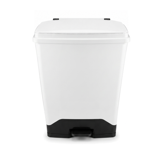 42 Litre Fire Retardant Plastic Sack Holder with White Lid for NHS Healthcare Waste