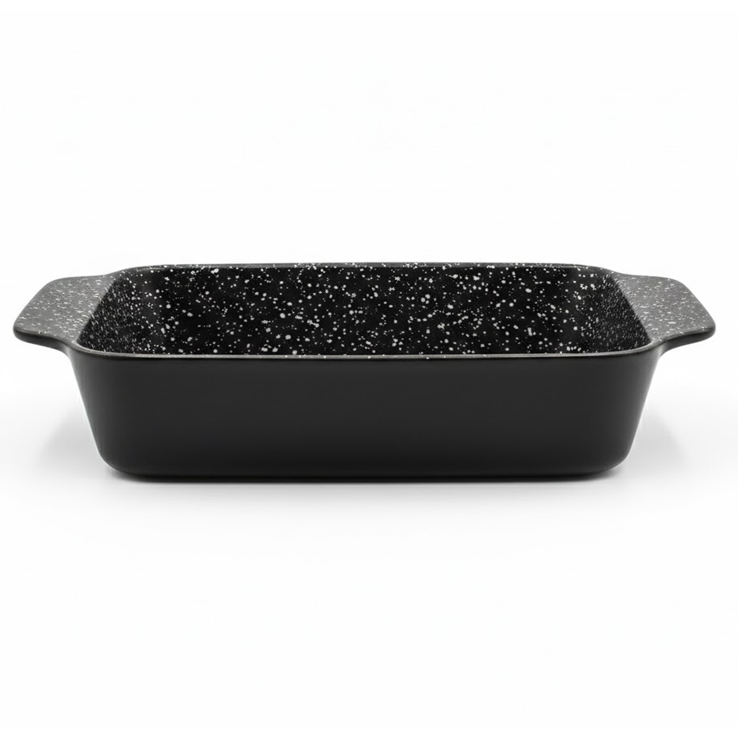 Deep 7cm ceramic baking dish side profile