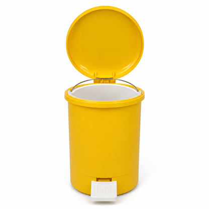 Chabrias Ltd 6 pack yellow clinical waste bins for indoor use