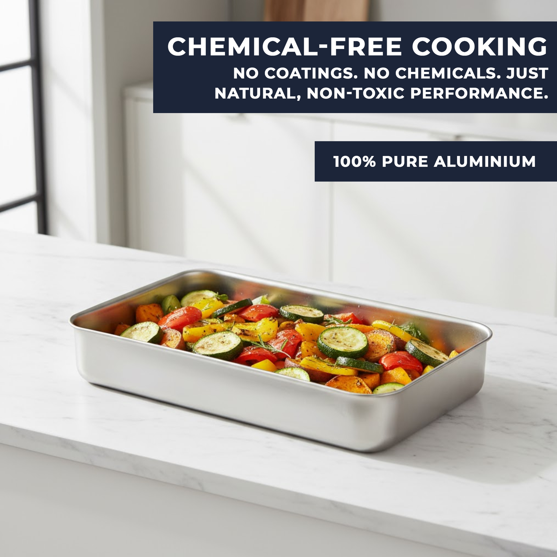 Samuel Groves Professional Aluminium Deep Roasting Tray - 12" - Made in England - Premium Kitchen from Chabrias Ltd - Just £13.99! Shop now at Chabrias Ltd