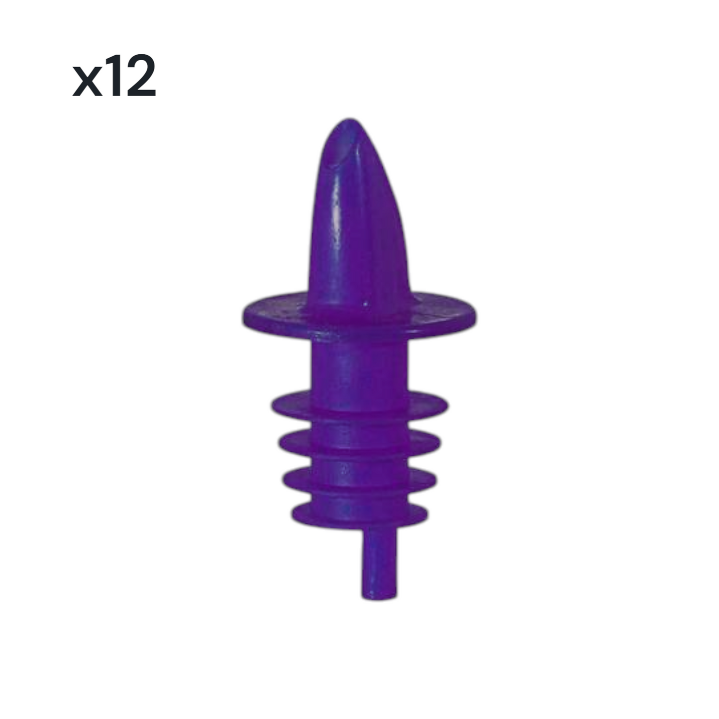 Free Flow Pourers, Purple (x12) - Premium Kitchen from Chabrias Ltd - Just £6.99! Shop now at Chabrias Ltd