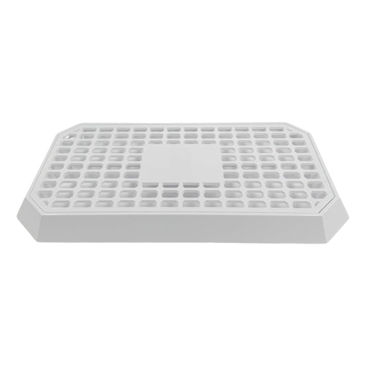 Uni Bar Plastic Drip Tray with Removable Grill, White - Premium BISS from Chabrias Ltd - Just £11.99! Shop now at Chabrias Ltd