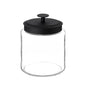 Montana Glass Jar with Matte Black Sealed Lid, 64oz - Premium Home from Chabrias Ltd - Just £18.99! Shop now at Chabrias Ltd