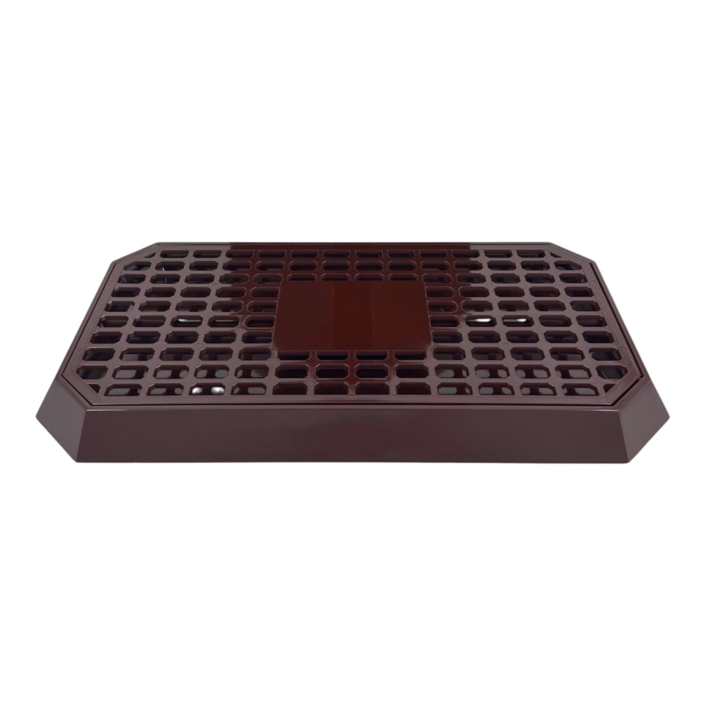 Uni Bar Plastic Drip Tray with Removable Grill, Brown - Premium BISS from Chabrias Ltd - Just £11.99! Shop now at Chabrias Ltd