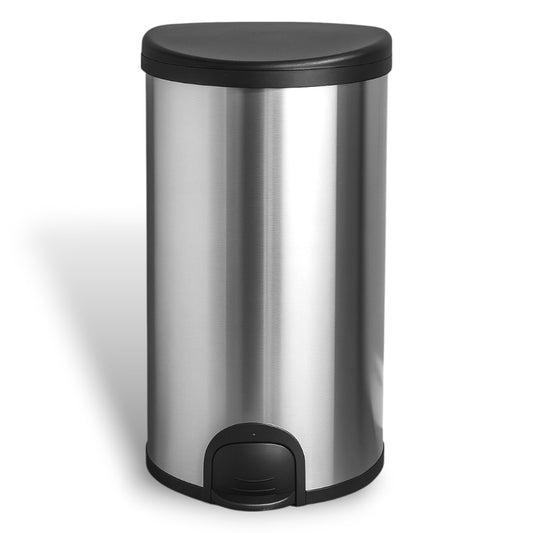 Luxury Hygienic Toe Touch, Stainless Steel Pedal Bin, 50L - Premium BISS from Chabrias Ltd - Just £59.99! Shop now at Chabrias Ltd